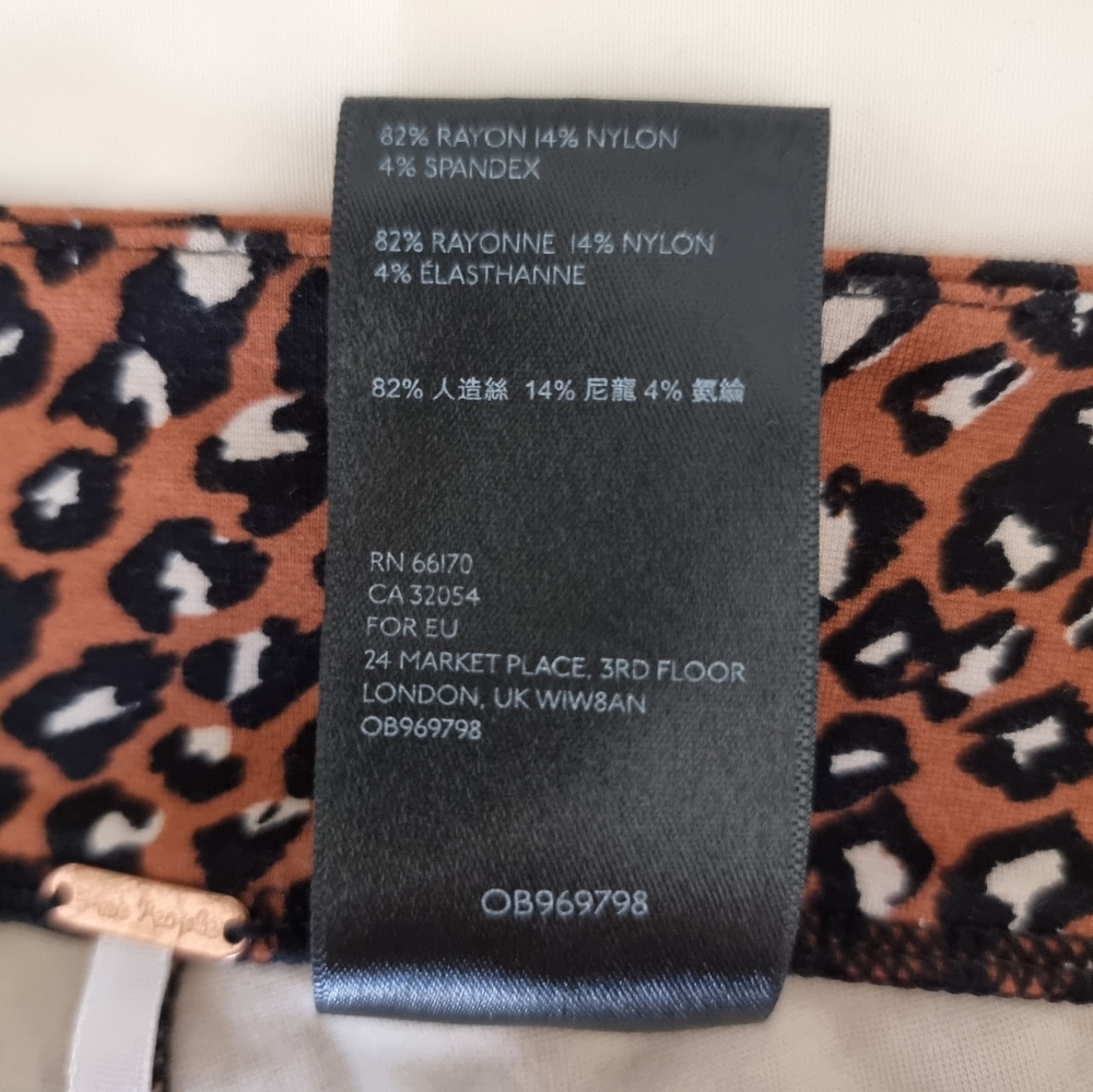 Free People Animal Print Biker Shorts - Size Medium - Picture 7 of 8